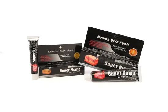 ครีมทาชาสำหรับรอยสักแบบใช้แล้วทิ้งไม่ได้ บรรเทาอาการปวดสำหรับเครื่องสำอางและการดูแลผิว