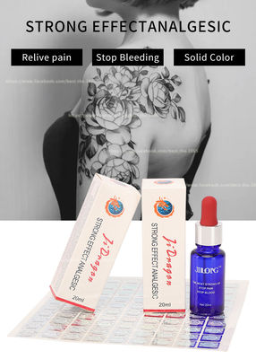 JINLONG Tattoo Anesthetic Liquid ของเหลวใสแช่แข็งน้ำแข็ง Pain Stop Liquid 20ml