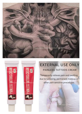 Tattoo Painless Cream Anesthetic Numbing Cream 10g 20g 30g หลอด Pain Relieving