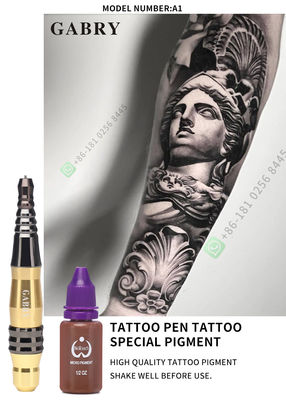 ชุดเครื่องแต่งหน้าถาวรแบบโรตารี่อลูมิเนียมเครื่องสักไร้สาย Pen