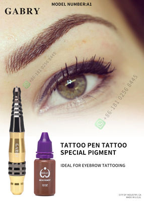 ชุดเครื่องแต่งหน้าถาวรแบบโรตารี่อลูมิเนียมเครื่องสักไร้สาย Pen