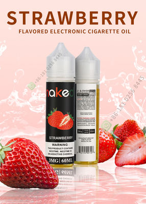 E-Liquid E-Juice น้ำยาบุหรี่ไฟฟ้ากลิ่นสตรอเบอร์รี่คุณภาพสูง 60ml บริสุทธิ์และปลอดภัย