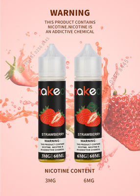 Vape Liquid E-Cigarette Oil กลิ่นสตรอเบอร์รี่ 5 มก. 6 มก. นิโคติน MSDS