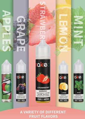 Vape Liquid E-Cigarette Oil กลิ่นสตรอเบอร์รี่ 5 มก. 6 มก. นิโคติน MSDS