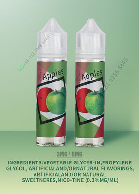 FCC 3 มก. 6 มก. E-Liquid Vape Juice Vaping Liquid อายุการเก็บรักษา 24 เดือน