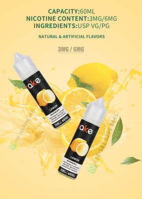 30pg 30ml น้ำยาบุหรี่ไฟฟ้ากลิ่นเลมอน ปรับแต่งได้