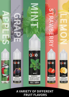 Mint Flavour Vaping Juice Liquid ความบริสุทธิ์ 99.9% สำหรับบุหรี่ E