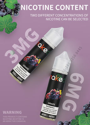 100mL Vapor Juice E Liquid สำหรับบุหรี่ไฟฟ้าส่วนผสมจากธรรมชาติรสองุ่น