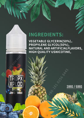 นิโคติน E-Liquid Vape Juice E-Cigarette Vaping Liquid 30ml 60ml Vape Juice รสส้ม