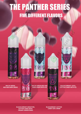 30ml 60ml Vape Juice Nic Salt ความแรงของนิโคติน 3mg 6mg