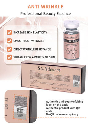 ราคาโรงงาน OEM สีเรียมต้านริ้วรอยชุด 10 มล / กระป๋องเหลวไม่มีเข็ม Mesotherapy Serum สําหรับการเยียวยาผิวหนัง