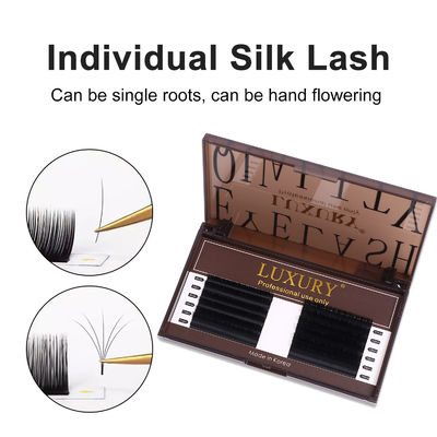 5D W Shape Lashes Extension CC/D/DD Curling Pre-made Volume Soft Eyelashes Extension Makeup สีขนตาที่อ่อนนุ่ม