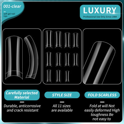 สามารถปรับปรุงยาวสแควร์สุดท้ายเล็บเท็จสําหรับเล็บศิลปะ Salon กับบริการ OEM