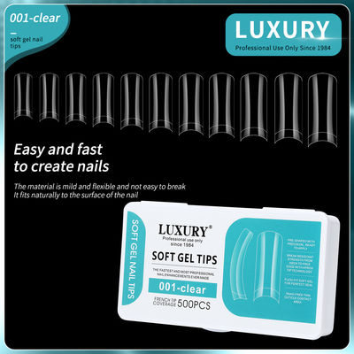สามารถปรับปรุงยาวสแควร์สุดท้ายเล็บเท็จสําหรับเล็บศิลปะ Salon กับบริการ OEM