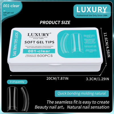 สามารถปรับปรุงยาวสแควร์สุดท้ายเล็บเท็จสําหรับเล็บศิลปะ Salon กับบริการ OEM