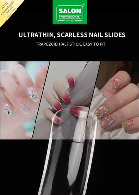 สัญลักษณ์ที่กําหนดเอง Nail Quick Building Extension Tool Full Cover Long Clear False Nail Tips เท้าเทียม