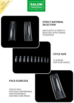 โปรเฟชั่นแนลเล็บ ครอบครอบใส ABS Eagle ปากใส ใน 12 ขนาด สําหรับ DIY แมนิคิวเตอร์ซัลโว