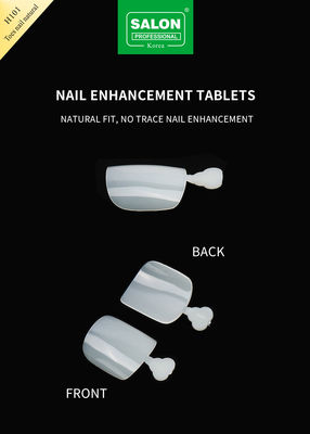 สีธรรมชาติ เท้าเท็จเซ็ตครอบครบ เท้าแอคริลิค Nail สําหรับ Salon-Finish Nail Art