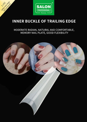 ครึ่งครอบเคล็ดลับ เครื่องแต่งเล็บแบบไม่มีรอย คิ๊ตอุปกรณ์เสริมเล็บ ultra-thin Nail Extensions DIY Nail Art