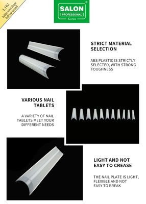 ครึ่งครอบเคล็ดลับ เครื่องแต่งเล็บแบบไม่มีรอย คิ๊ตอุปกรณ์เสริมเล็บ ultra-thin Nail Extensions DIY Nail Art