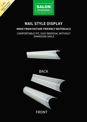 ครึ่งครอบเคล็ดลับ เครื่องแต่งเล็บแบบไม่มีรอย คิ๊ตอุปกรณ์เสริมเล็บ ultra-thin Nail Extensions DIY Nail Art