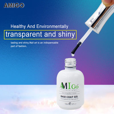 Amigo Gel Nail Polish Kit 18ml ครึ่งถาวร ละลาย UV / LED สําหรับสลอนเล็บ