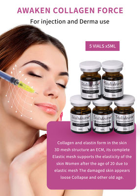 ขายปลีก สีผิวสีขาว โคลาเจนต้านการแก่ตัว สารเติมผิวหนัง 5ml*5 Vials Stalidearm Brand