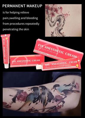 Fast-Acting Maximum Strength Eye Anesthetic Cream 10g/30g for Painless Eyebrow Tattoo and Permanent Makeup