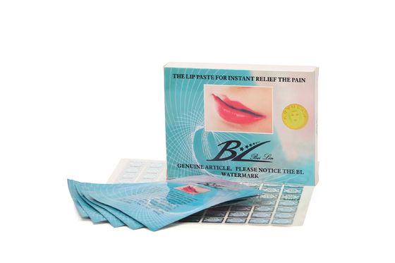 แผ่นแปะชาปากแบบใช้แล้วทิ้ง 12 ชิ้น/กล่อง พร้อมผลลัพธ์จริง บรรเทาอาการปวดและชาเร็ว