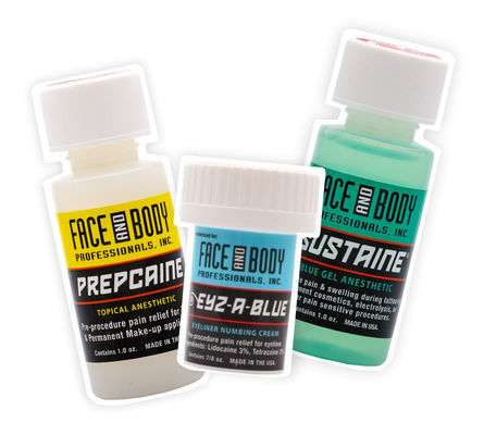 เจลผ่อนคลายรอยสักที่มีผลเร็ว มีลิโดคาอีน 2% และเททราคาอีน 1.5% เพื่อบรรเทาอาการปวดใน 1.2 oz / pcs