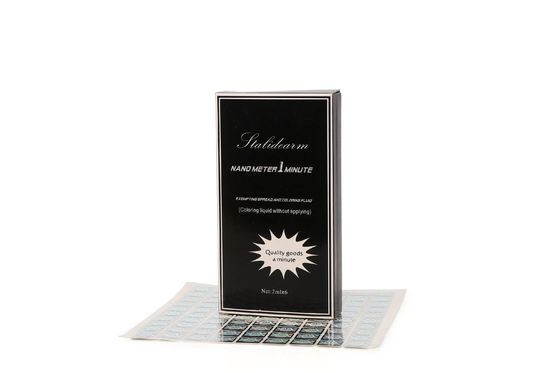 ครีมทาชาสักออกฤทธิ์เร็ว 1 นาที ขนาด 2 มล./ขวด 6 ขวด/ชุด สำหรับบรรเทาอาการปวดและแต่งหน้าถาวร