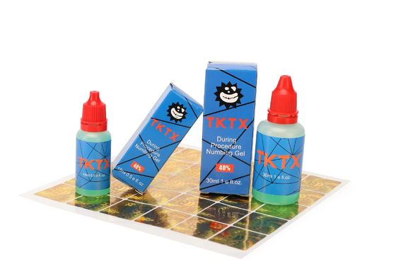 เจลชา TKTX ขนาด 15 มล. ออกฤทธิ์เร็ว เจลสีฟ้า มีไลโดเคน 9% สำหรับบรรเทาอาการปวด
