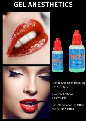 เจลชา TKTX ขนาด 15 มล. ออกฤทธิ์เร็ว เจลสีฟ้า มีไลโดเคน 9% สำหรับบรรเทาอาการปวด
