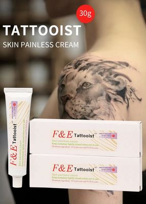 แทททูเอส F&E แทททู ครีมผ่อนคลายอาการ Microblading Body Tattoo ราคาโรงงาน Lido-Caine น้ํามันสับสําหรับเครื่องเติม Mico Blading
