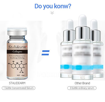 ฉลากส่วนตัวต่อต้านริ้วรอย Face Whitening Moisturizing Essence 10ml เซรั่มคอลลาเจนออร์แกนิก