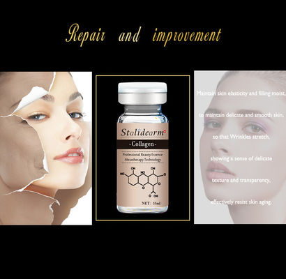 ฉลากส่วนตัวต่อต้านริ้วรอย Face Whitening Moisturizing Essence 10ml เซรั่มคอลลาเจนออร์แกนิก