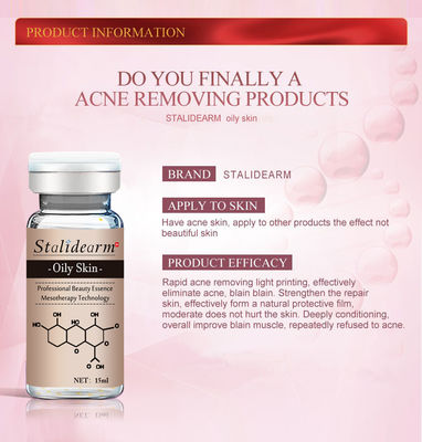 เซรั่มสมุนไพรออร์แกนิกต่อต้านสิวฉลากที่กำหนดเอง Dermapen Face Essence สำหรับผิวมัน
