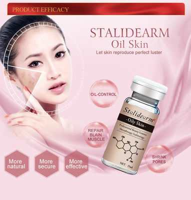เซรั่มสมุนไพรออร์แกนิกต่อต้านสิวฉลากที่กำหนดเอง Dermapen Face Essence สำหรับผิวมัน