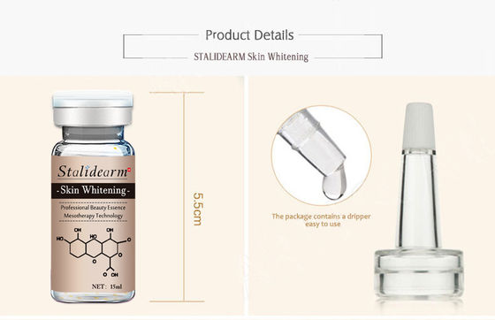 ผิวกระจ่างใสขึ้น Meso Serum Microneedling โลโก้ที่กำหนดเอง Anti Aging Whitening Serum