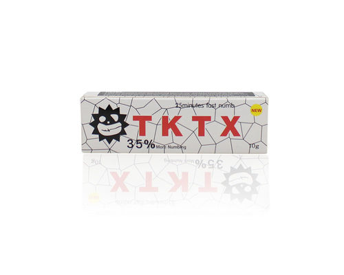 ครีมทารอยสักแต่งหน้าถาวร TXTK Blue 10g Lidocaine Stop Pain