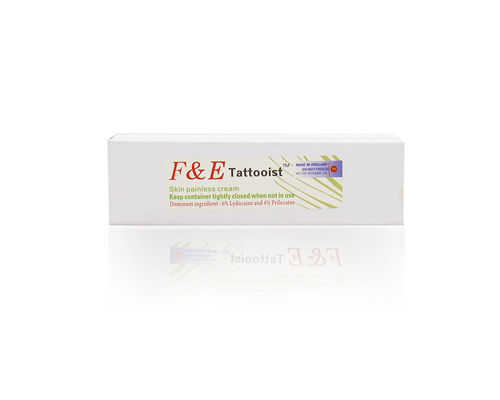 F&E 30g Tattoo Numb Cream แต่งหน้าถาวร Lidocaine Cream สำหรับ Pemanent แต่งหน้า Eyebrow Lip Tattoo Microneedling