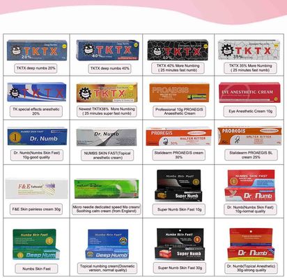 F&E 30g Tattoo Numb Cream แต่งหน้าถาวร Lidocaine Cream สำหรับ Pemanent แต่งหน้า Eyebrow Lip Tattoo Microneedling