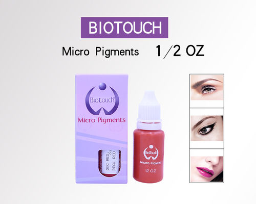 หมึกสัก Biotouch Micro Pigment สีน้ำตาลช็อคโกแลต 1/2 ออนซ์สำหรับสีสักคิ้วแต่งหน้าถาวร