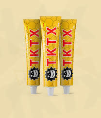 เครื่องสำอางแต่งหน้าถาวร TKTX Tattoo Numbing Cream Original Lidocaine Yellow 10g