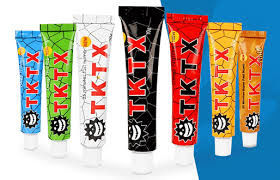 เครื่องสำอางแต่งหน้าถาวร TKTX Tattoo Numbing Cream Original Lidocaine Yellow 10g