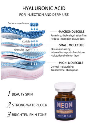 Whitening Meso Therapy Serum Skin Lightening 5ml การฉีดกรดไฮยาลูโรนิกต่อต้านริ้วรอย