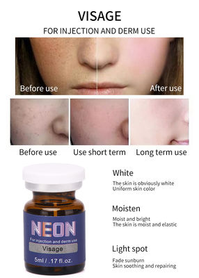 Visage Meso Therapy Serum Skin Treatment Essence ชุดฉีดสำหรับ Anti Aging Nourishing Safe Natural Effect