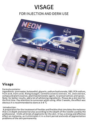 Visage Meso Therapy Serum Skin Treatment Essence ชุดฉีดสำหรับ Anti Aging Nourishing Safe Natural Effect