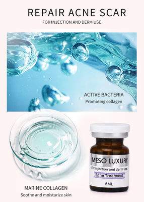 MESO LUXURY โซลูชันเมโสเธอราปีแบบฉีด เซรั่มเอ็กโซโซม รอยแดง การรักษาสิว