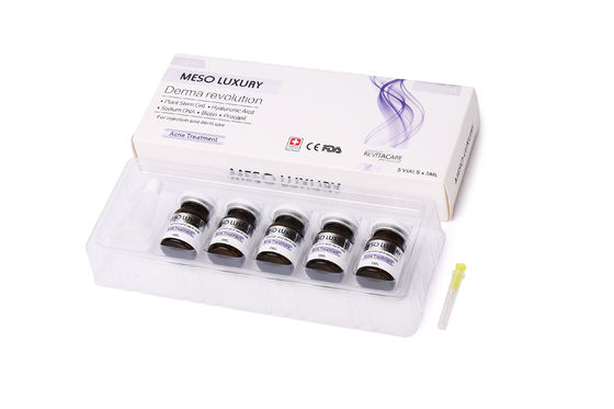 MESO LUXURY โซลูชันเมโสเธอราปีแบบฉีด เซรั่มเอ็กโซโซม รอยแดง การรักษาสิว
